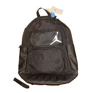 NIKE JORDAN ESSENTIALS Backpack MA0923 School SPOTCLEAN 20" Bag BLACK OS $65 NEW